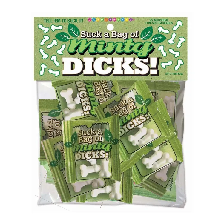 Suck a Bag of Minty Dicks 25-Pc Bag Suck a Bag of Minty Dicks 25-Pc Bag