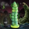 9 in. Squirmer Thrusting & Vibrating Caterpillar-Themed Dildo 9 in. Squirmer Thrusting & Vibrating Caterpillar-Themed Dildo