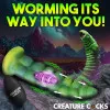 9 in. Squirmer Thrusting & Vibrating Caterpillar-Themed Dildo 9 in. Squirmer Thrusting & Vibrating Caterpillar-Themed Dildo