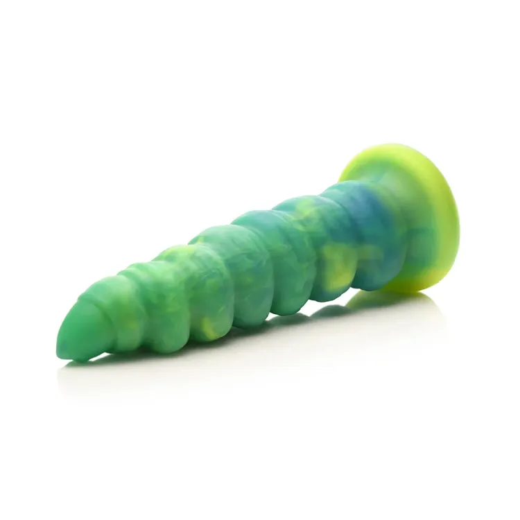 9 in. Squirmer Thrusting & Vibrating Caterpillar-Themed Dildo 9 in. Squirmer Thrusting & Vibrating Caterpillar-Themed Dildo