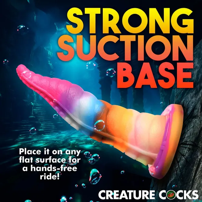 Creature Cocks Luminoctopus Glow-in-the-Dark Tentacle Fantasy Dildo