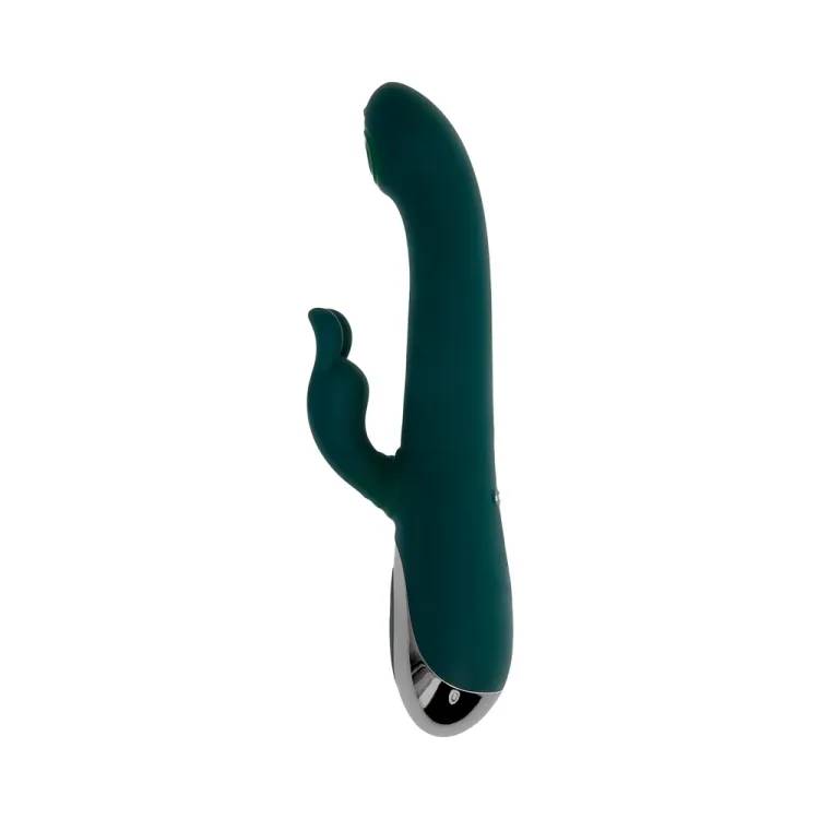 Evolved Rabbit Tap Tap Tapping Rabbit Vibrator Green Evolved Rabbit Tap Tap Tapping Rabbit Vibrator Green