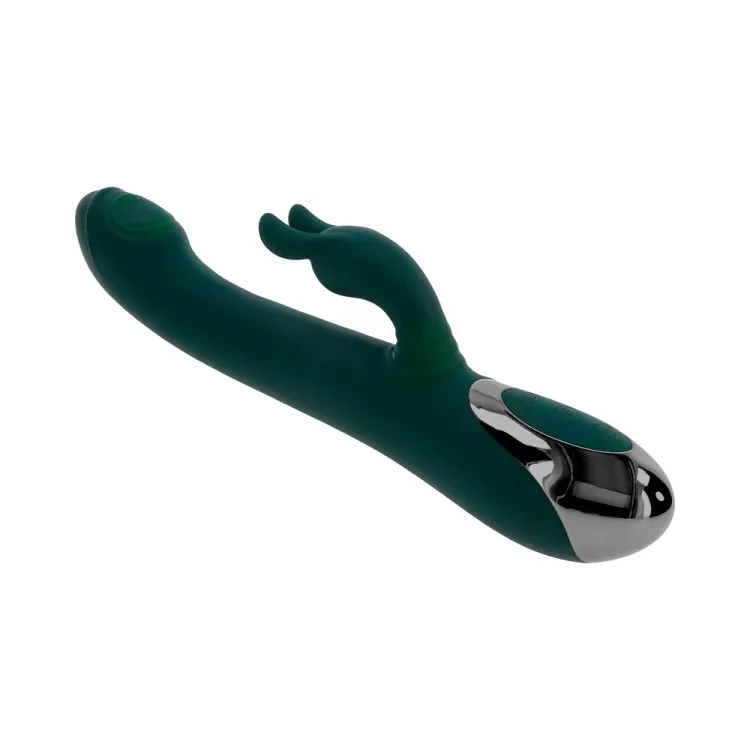 Evolved Rabbit Tap Tap Tapping Rabbit Vibrator Green Evolved Rabbit Tap Tap Tapping Rabbit Vibrator Green