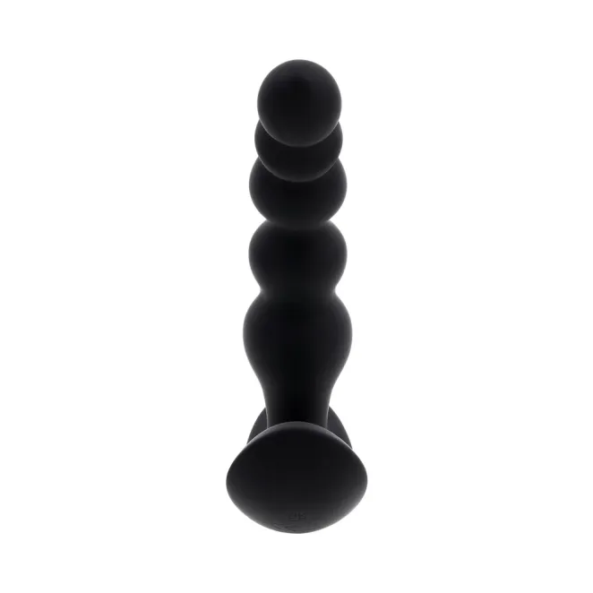 Bead Me Up Prostate Vibrator with Remote Black