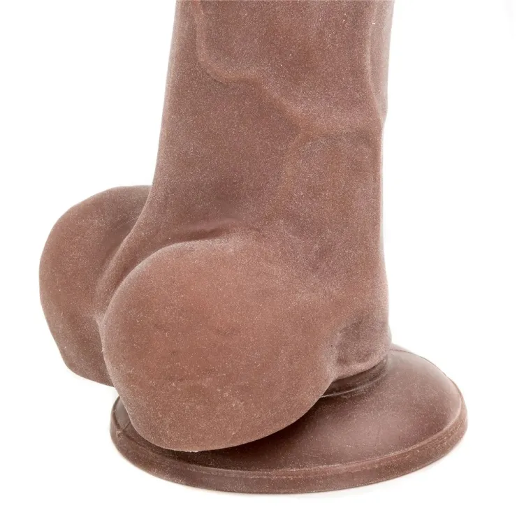 7 in. Adam's True Feel Realistic Dildo with Balls Brown 7 in. Adam's True Feel Realistic Dildo with Balls Brown