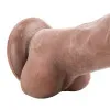 7 in. Adam's True Feel Realistic Dildo with Balls Brown 7 in. Adam's True Feel Realistic Dildo with Balls Brown