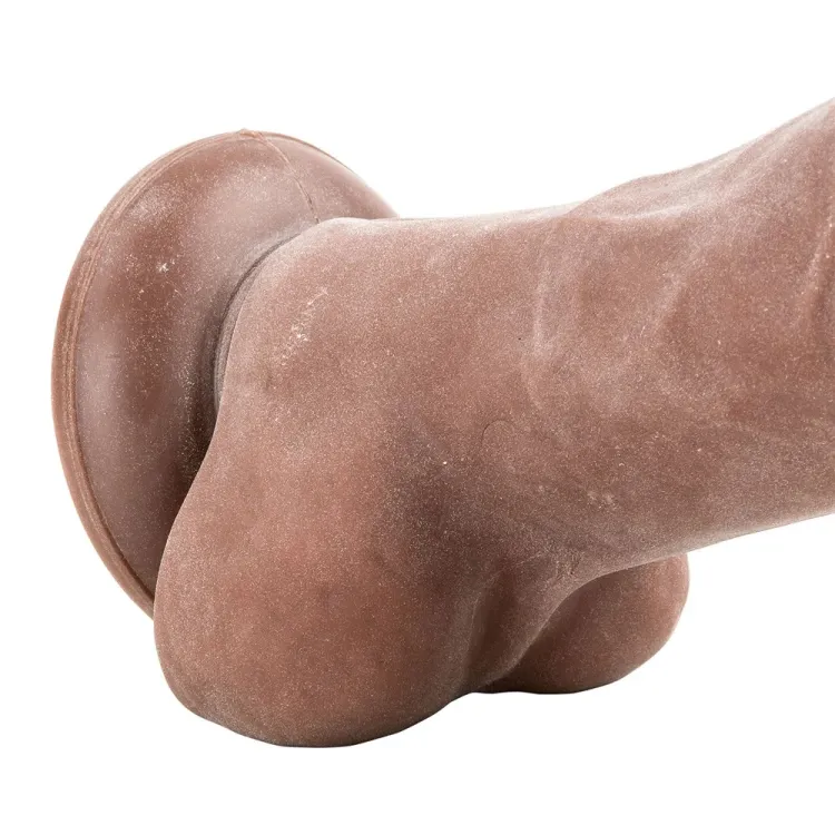 7 in. Adam's True Feel Realistic Dildo with Balls Brown 7 in. Adam's True Feel Realistic Dildo with Balls Brown