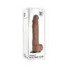 7 in. Adam's True Feel Realistic Dildo with Balls Brown 7 in. Adam's True Feel Realistic Dildo with Balls Brown