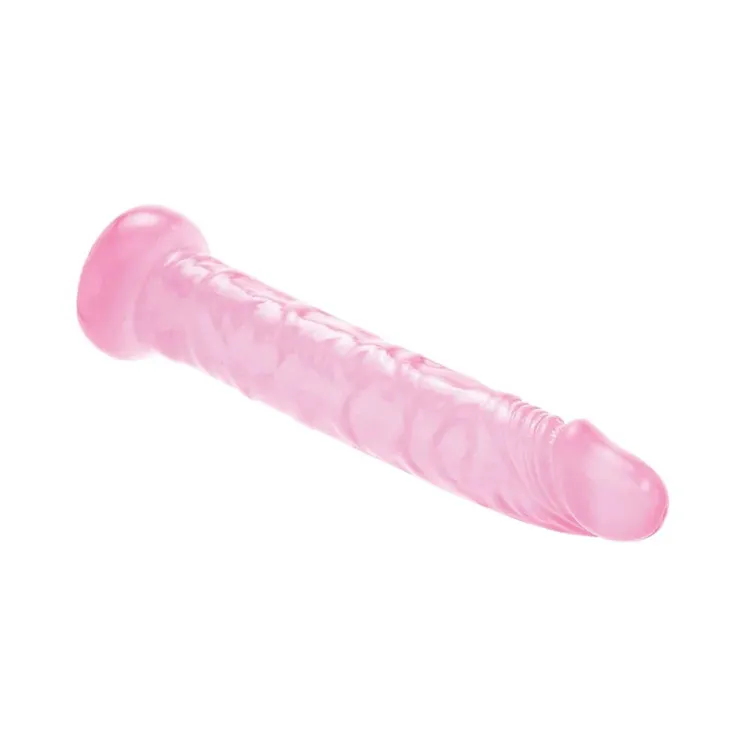 6 in. Realistic Slim Jelly Dildo Pink 6 in. Realistic Slim Jelly Dildo Pink
