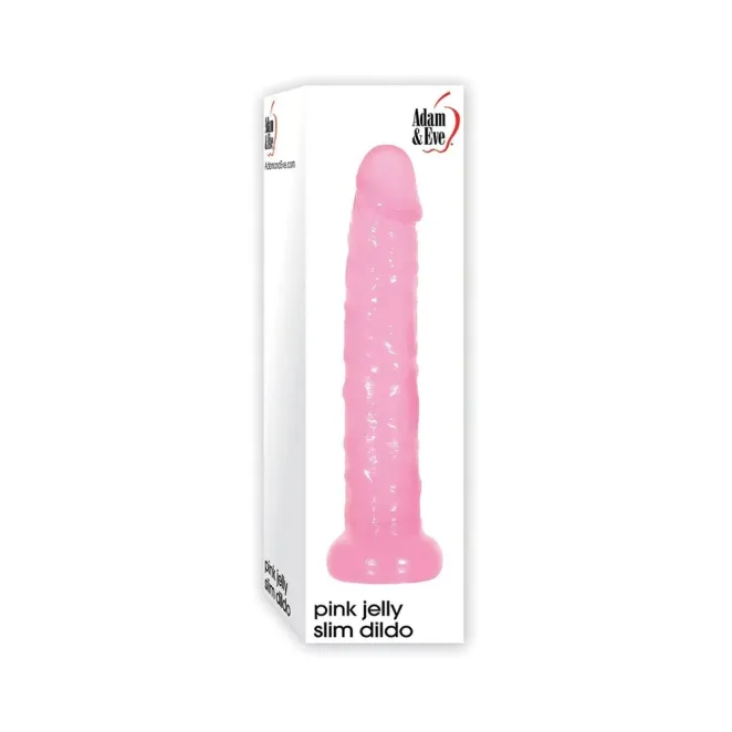 5.5 Inch Realistic Slim Jelly Dildo Pink