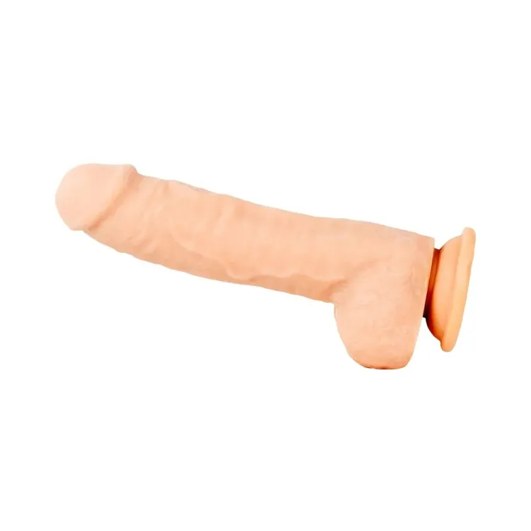 12 in. Adam's Colossal Realistic Dildo with Balls Beige 12 in. Adam's Colossal Realistic Dildo with Balls Beige