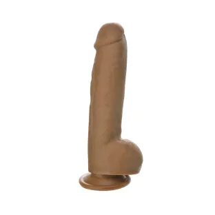12 in. Adam's Colossal Realistic Dildo with Balls Brown