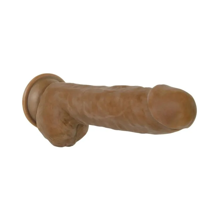 12 in. Adam's Colossal Realistic Dildo with Balls Brown 12 in. Adam's Colossal Realistic Dildo with Balls Brown