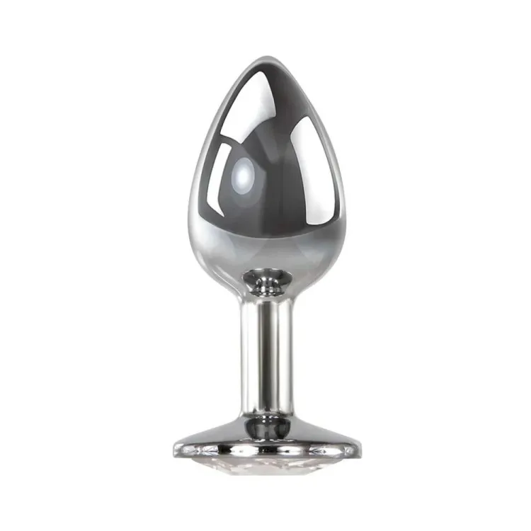 Clear Gem Anal Plug Medium Clear Gem Anal Plug Medium