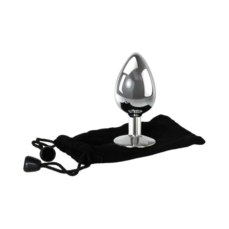 Clear Gem Anal Plug Large