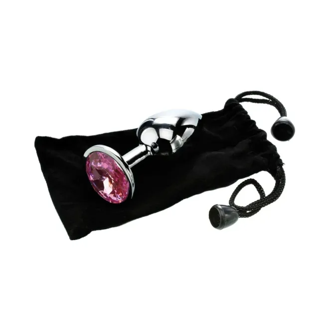Pink Gem Anal Plug Small