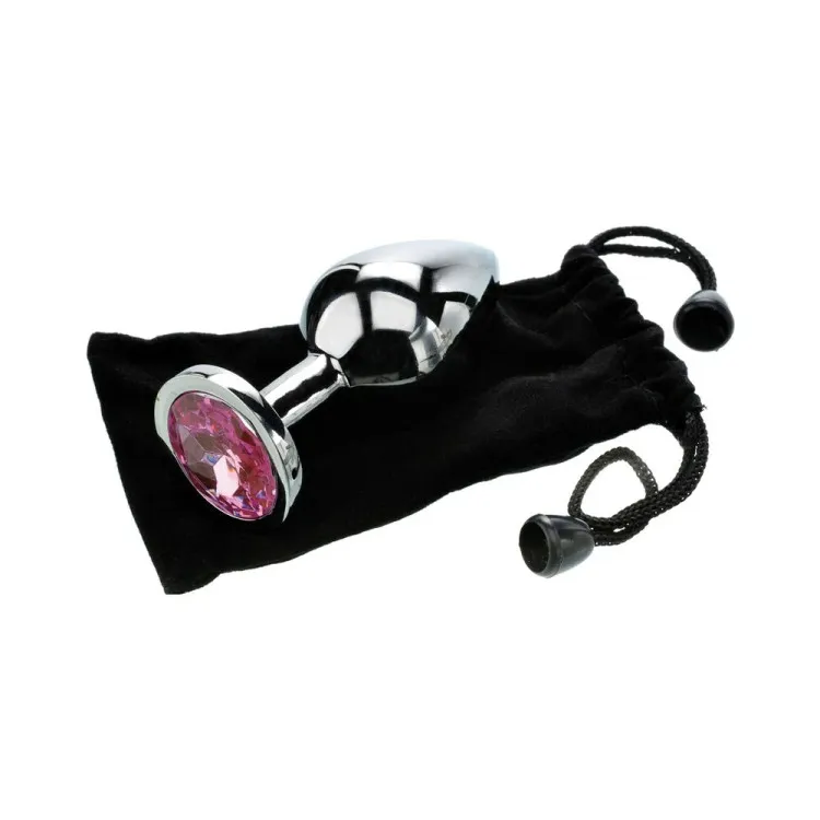 Pink Gem Anal Plug Medium
