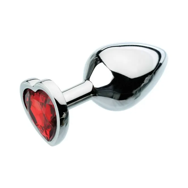 Red Hearts Gem Anal Plug Medium