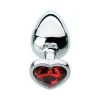 Red Hearts Gem Anal Plug Large Red Hearts Gem Anal Plug Large