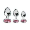 Pink Gem Anal Plug Set Pink Gem Anal Plug Set