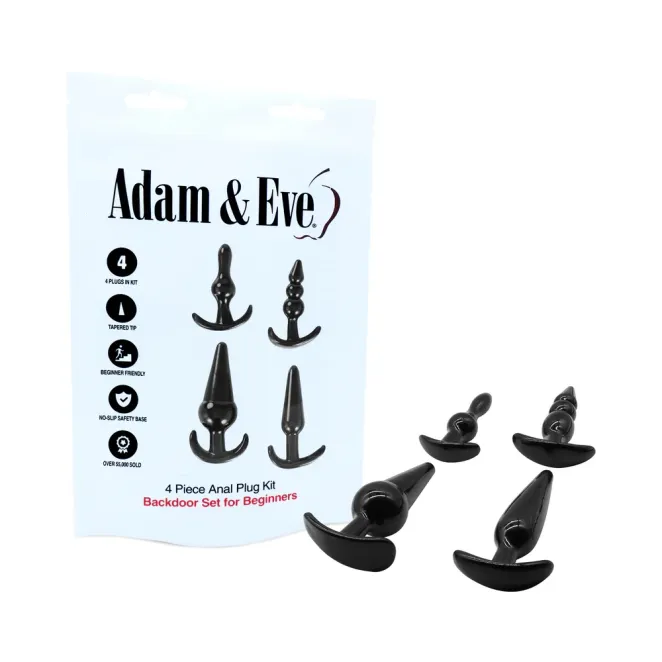 4-Piece Beginner Anal Plug Kit