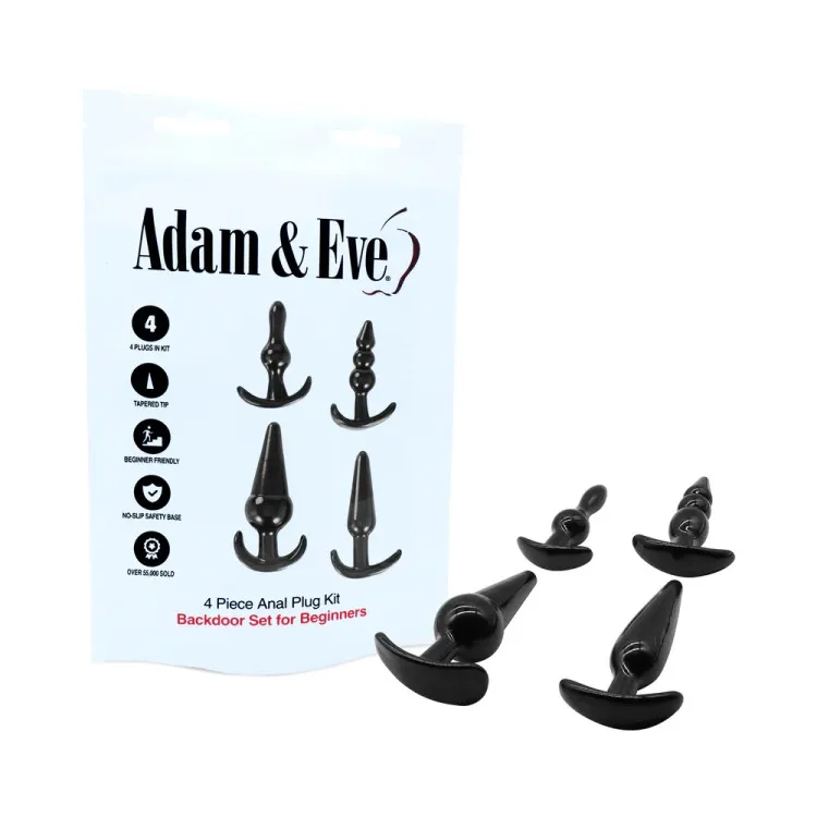 4-Piece Beginner Anal Plug Kit 4-Piece Beginner Anal Plug Kit