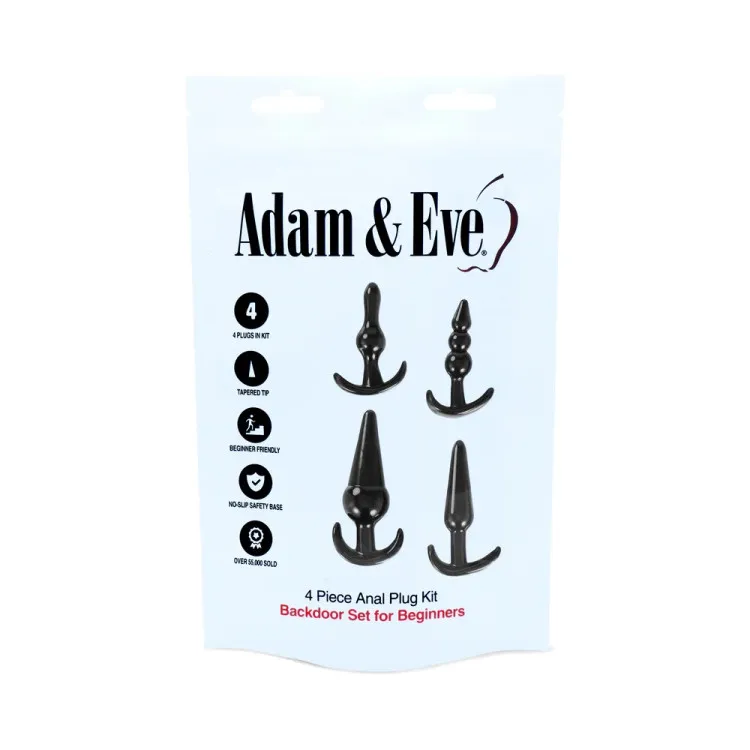 4-Piece Beginner Anal Plug Kit 4-Piece Beginner Anal Plug Kit