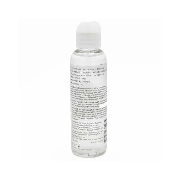 Adam & Eve Water-Based Lubricant 4 oz. Adam & Eve Water-Based Lubricant 4 oz.