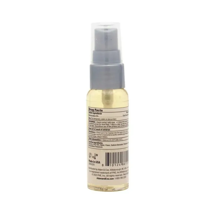 Adam & Eve Deep Throat Desensitizing Spray Mint 1 oz. Adam & Eve Deep Throat Desensitizing Spray Mint 1 oz.