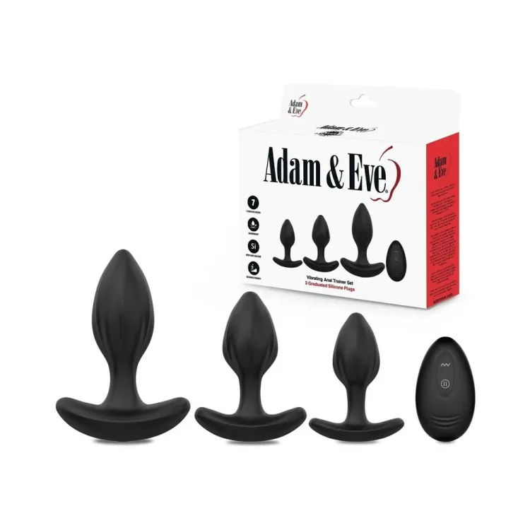 Vibrating Anal Trainer Set with Remote Vibrating Anal Trainer Set with Remote