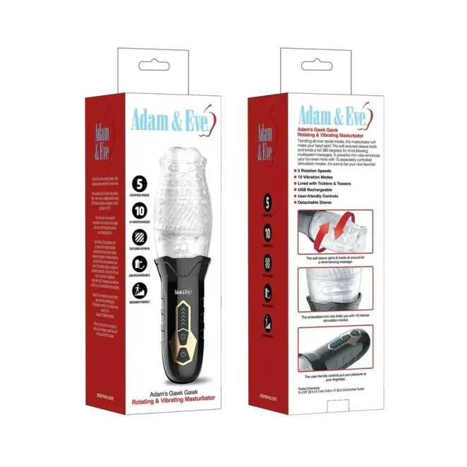 Adam's Gawk Gawk Rotating & Vibrating Masturbator