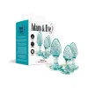 Glitter Gem Butt Plug Set Blue Glitter Gem Butt Plug Set Blue