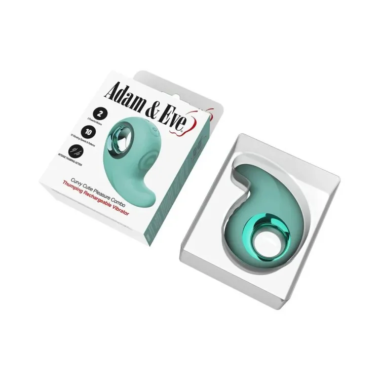 Curvy Cutie Pleasure Combo Thumping Vibrator Curvy Cutie Pleasure Combo Thumping Vibrator