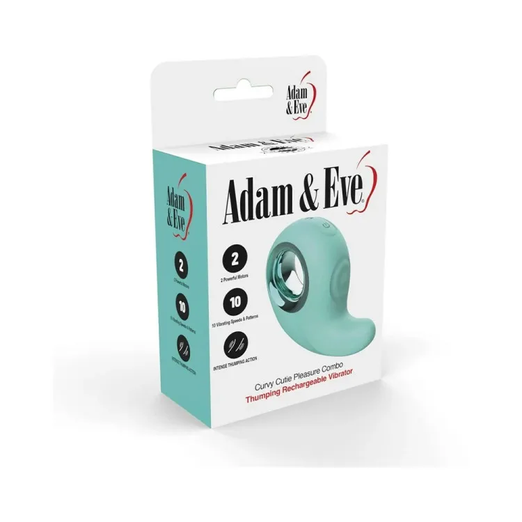 Curvy Cutie Pleasure Combo Thumping Vibrator Curvy Cutie Pleasure Combo Thumping Vibrator