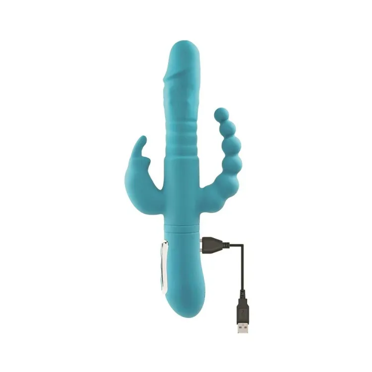 Eve's Thrusting Triple Joy Rabbit Vibe Eve's Thrusting Triple Joy Rabbit Vibe