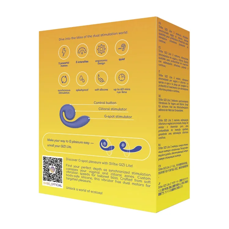 Snail Vibe Gizi Lite Vibrator Juicy Blueberry Snail Vibe Gizi Lite Vibrator Juicy Blueberry