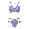 Magic Silk Sheer Passion Demi Bra & High Cut Tanga Very Peri