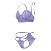 Magic Silk Sheer Passion Demi Bra & High Cut Tanga Very Peri