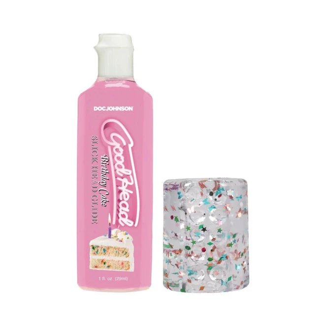 Doc Johnson GoodHead Birthday Blowjob Kit (2 Piece)