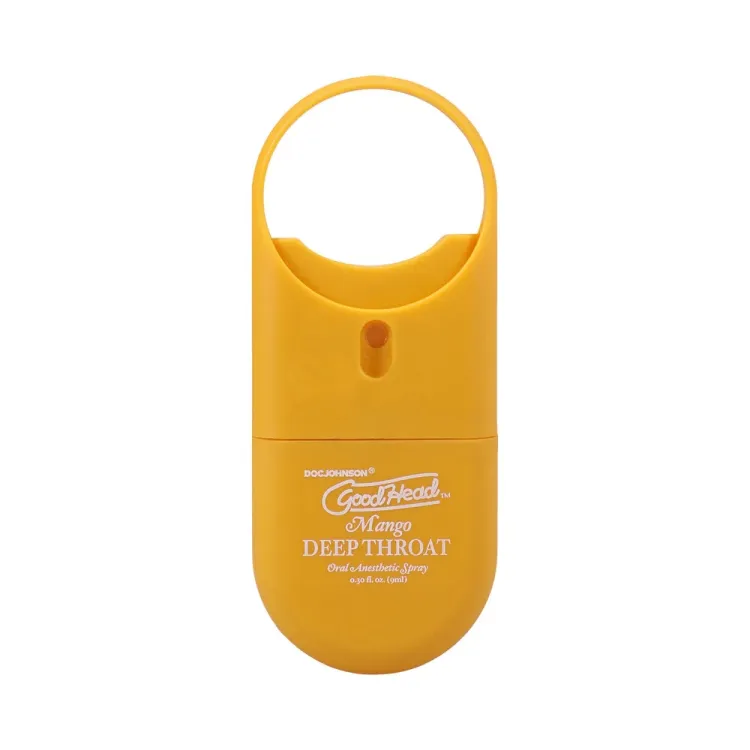 GoodHead Deep Throat Spray To-Go Mango 0.3 oz. GoodHead Deep Throat Spray To-Go Mango 0.3 oz.