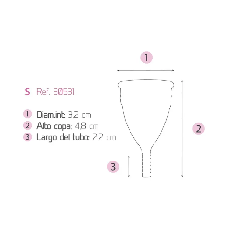 FEMINTIMATE Eve Menstrual Cup Size S FEMINTIMATE Eve Menstrual Cup Size S