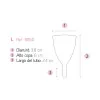FEMINTIMATE Eve Menstrual Cup Size L FEMINTIMATE Eve Menstrual Cup Size L