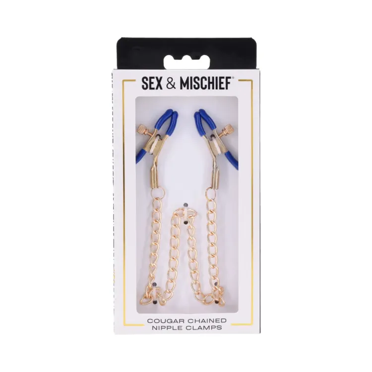 Cougar Chained Nipple Clamps Cougar Chained Nipple Clamps