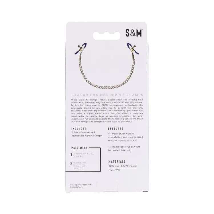 Cougar Chained Nipple Clamps Cougar Chained Nipple Clamps