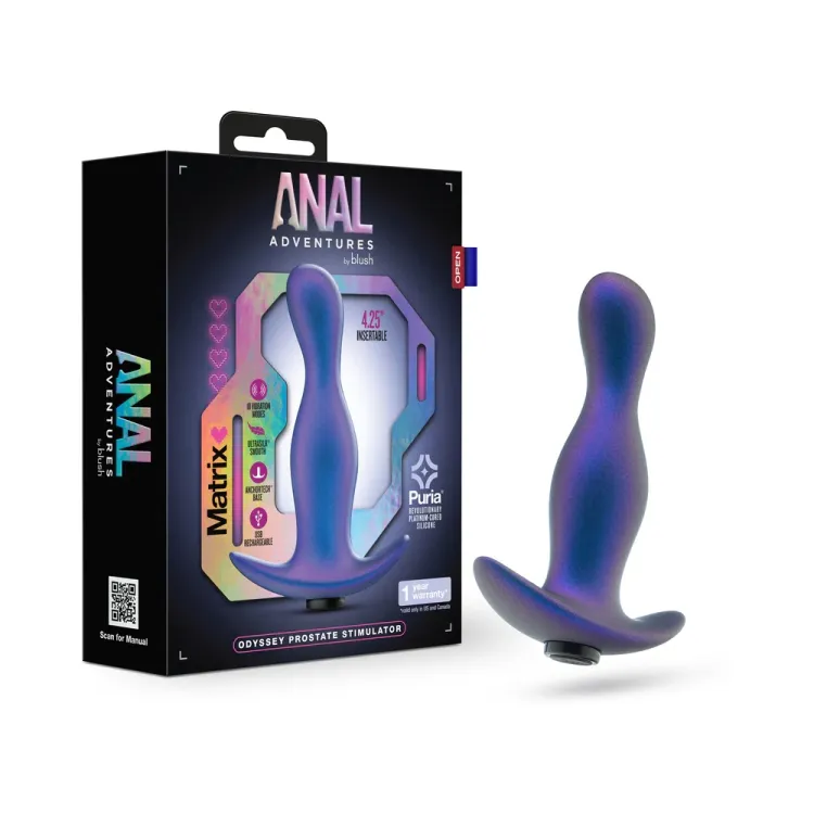 Odyssey Prostate Stimulator Space Age Blue Odyssey Prostate Stimulator Space Age Blue