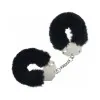 Heavy-Duty Fluffy Handcuffs Black Heavy-Duty Fluffy Handcuffs Black