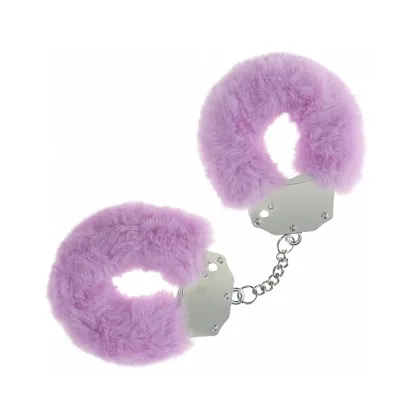 Heavy-Duty Fluffy Handcuffs Lavender