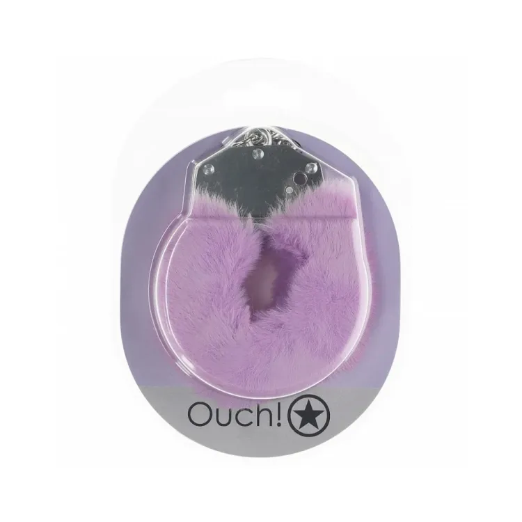 Heavy-Duty Fluffy Handcuffs Lavender Heavy-Duty Fluffy Handcuffs Lavender