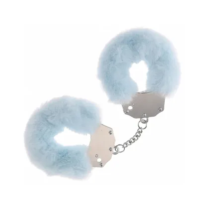 Heavy-Duty Fluffy Handcuffs Powder Blue