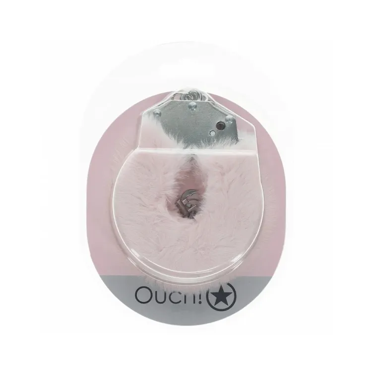 Heavy-Duty Fluffy Handcuffs Powder Pink Heavy-Duty Fluffy Handcuffs Powder Pink